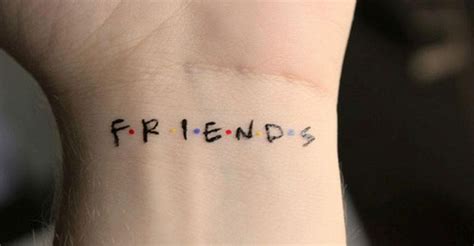 meaningful friends tv show tattoo|Unique Tattoo Ideas Inspired by Friends TV Show